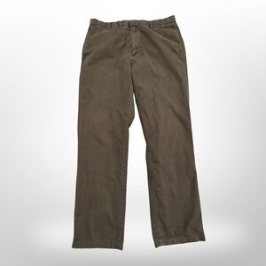 Banana Republic Gavin Chino Pants Mens 36x36 Brown 100% Cotton Casual